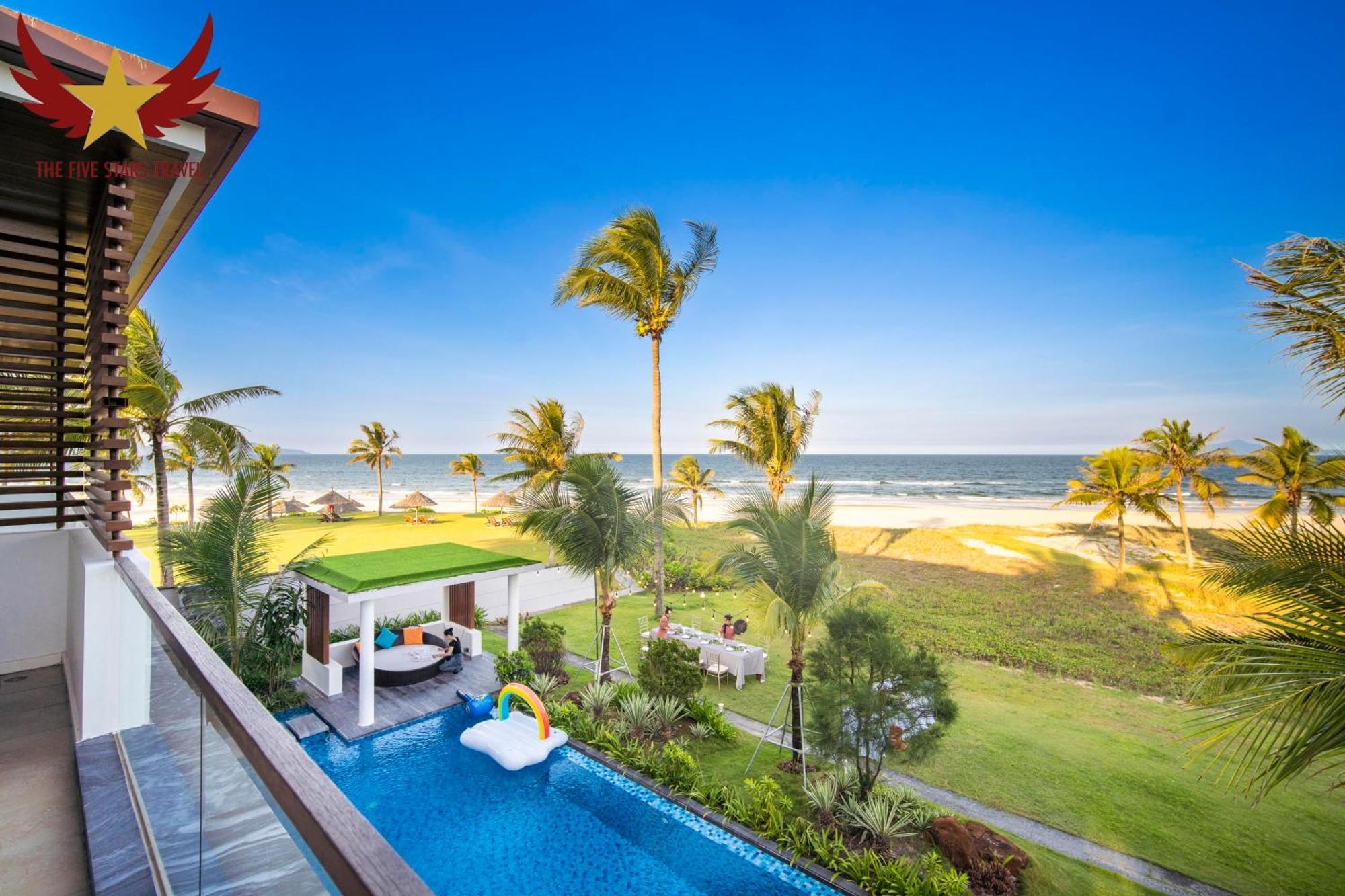 The Five Villas 8 Bedrooms Beachfront - K3 Đà Nẵng Exterior foto