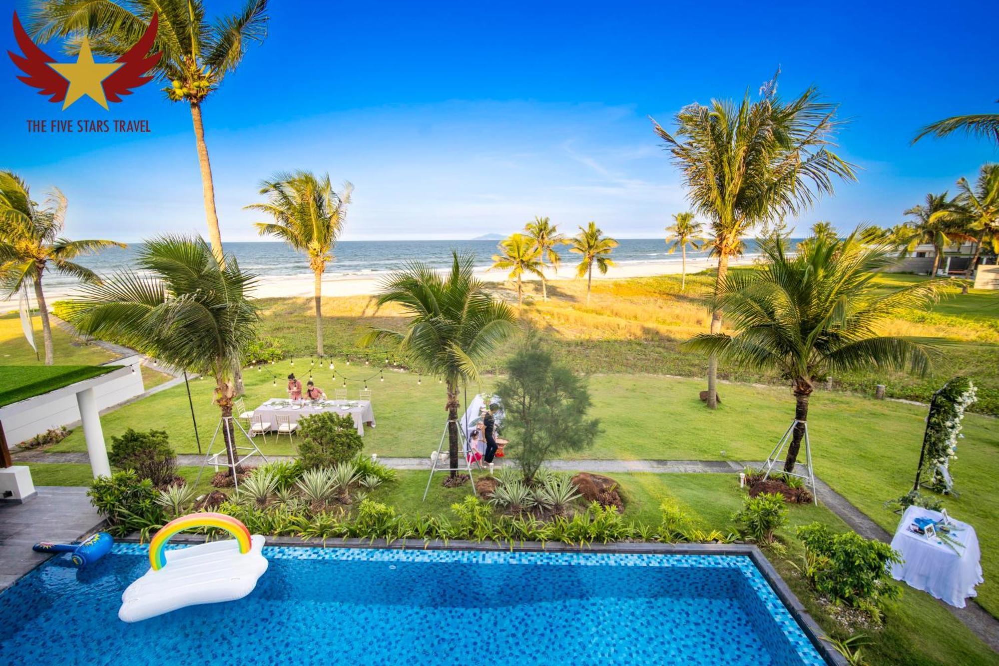 The Five Villas 8 Bedrooms Beachfront - K3 Đà Nẵng Exterior foto